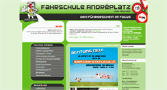 Desktop Screenshot of fahrschule-andreplatz.de